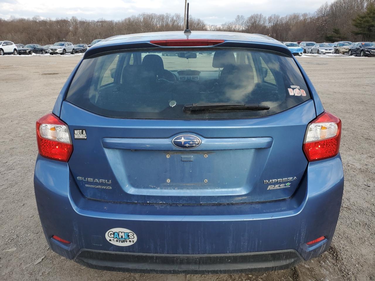 2015 Subaru Impreza VIN JF1GPAC60FH224546 Copart auction photo, front end / side damage thumbnail 6
