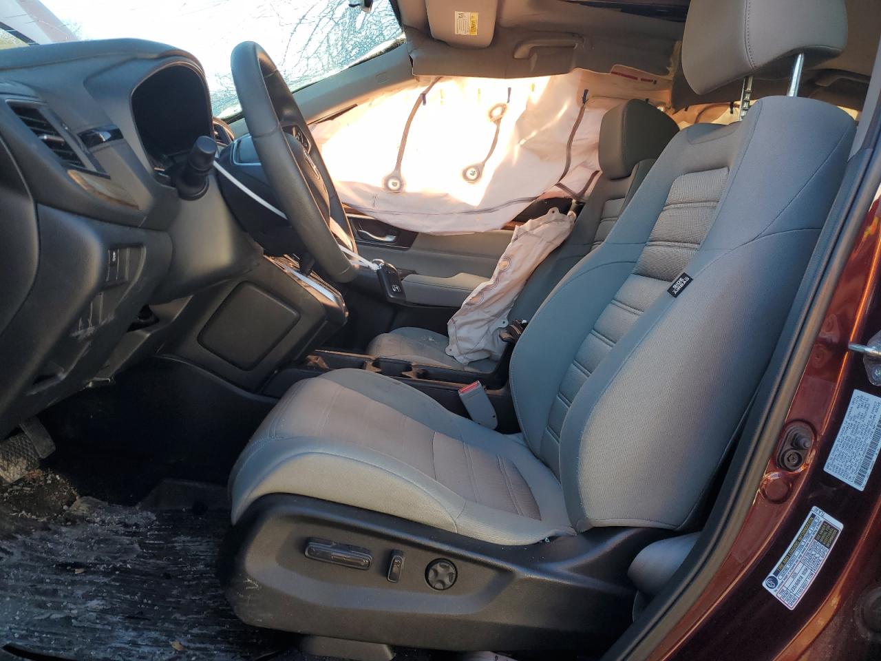 2018 Honda CR-V VIN 2HKRW2H51JH699743 Copart auction photo, side / front end damage thumbnail 7