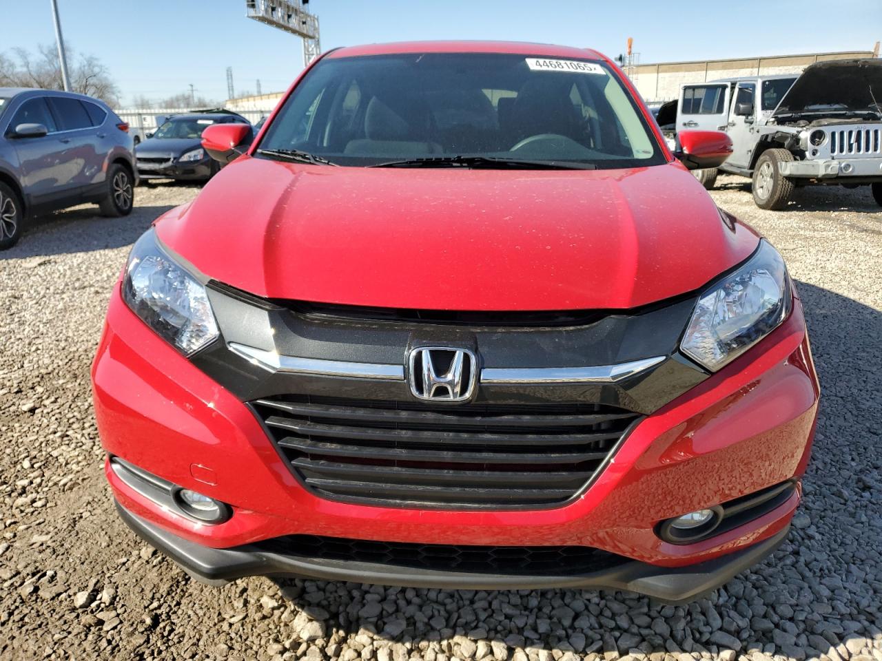 2016 Honda HR-V VIN 3CZRU6H55GM741048 Copart auction photo, rear end damage thumbnail 5
