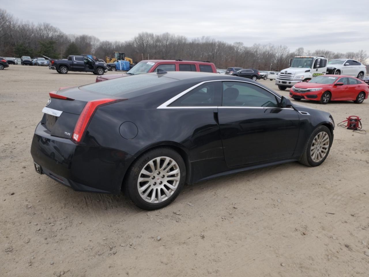 2011 Cadillac CTS VIN 1G6DP1ED2B0155394 Copart auction photo, front end / side damage thumbnail 3