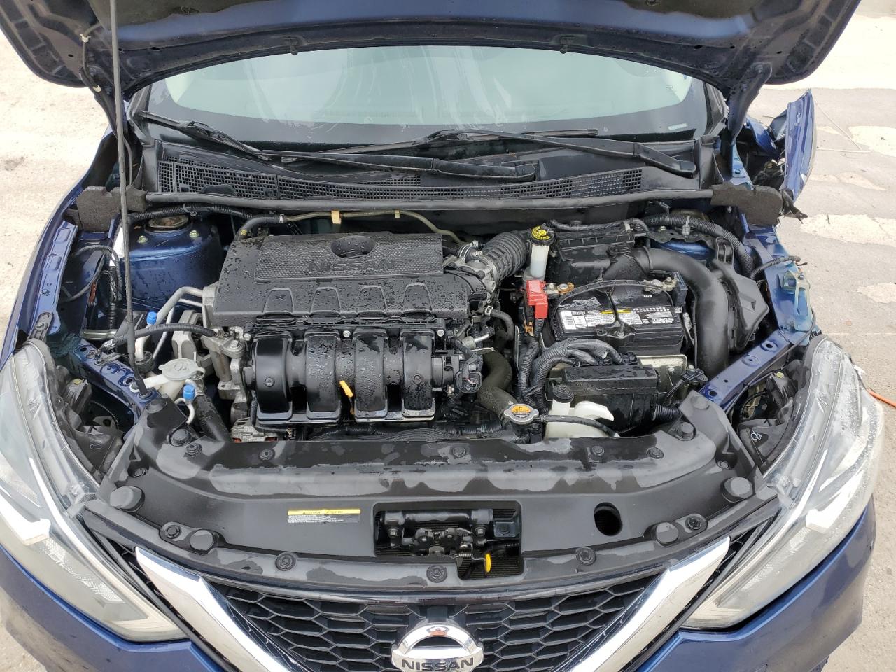 2018 Nissan Sentra VIN 3N1AB7APXJY266140 Copart auction photo, front end / side damage thumbnail 11