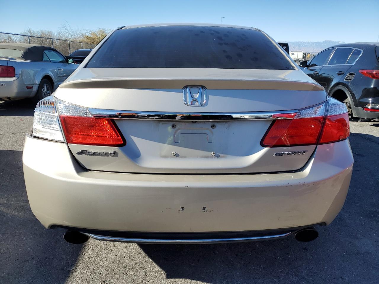 2014 Honda Accord VIN 1HGCR2F56EA299319 Copart auction photo, rear end / side damage thumbnail 6