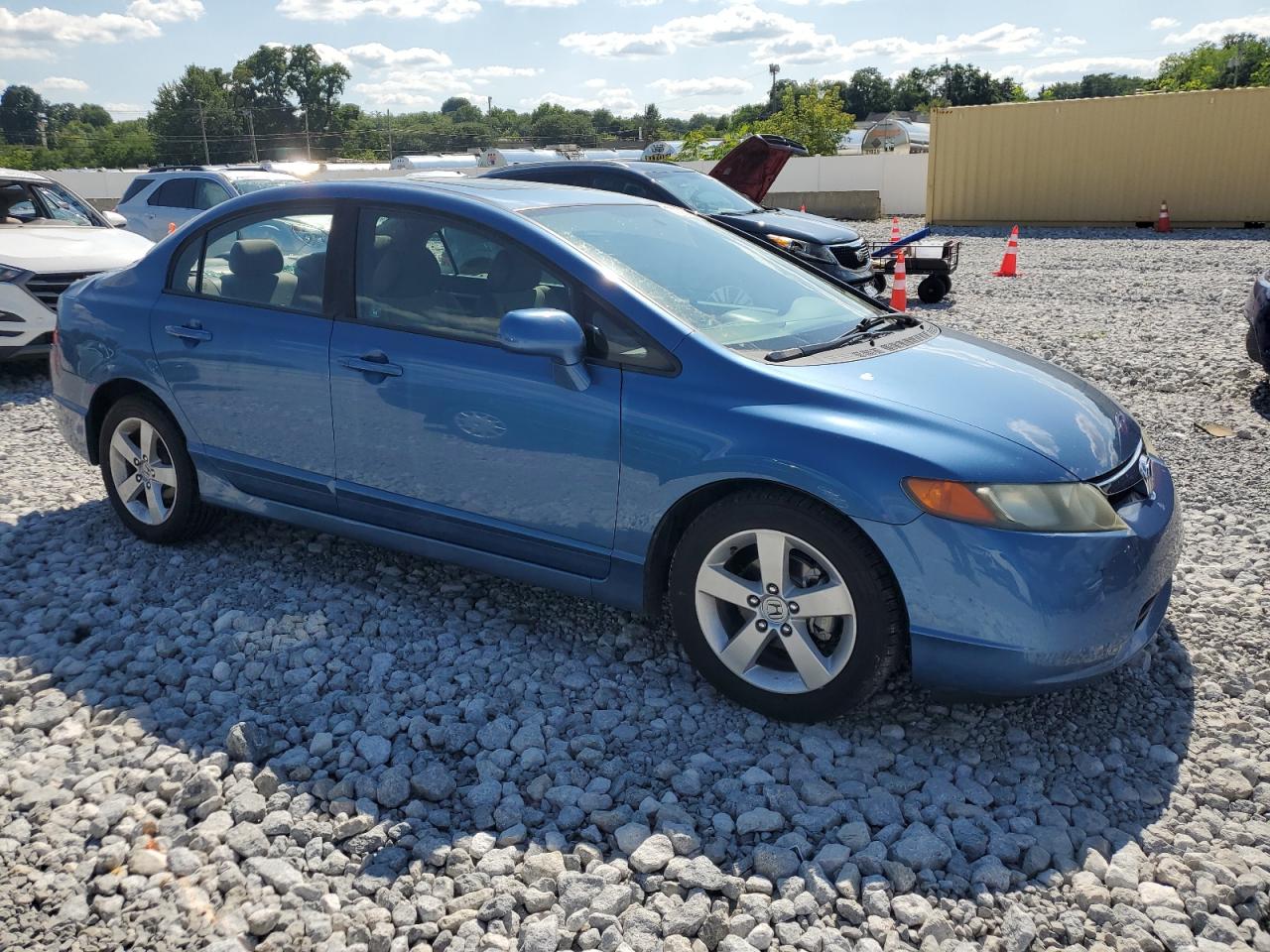 2008 Honda Civic VIN 1HGFA16858L101833 Copart auction photo, rear end damage thumbnail 4