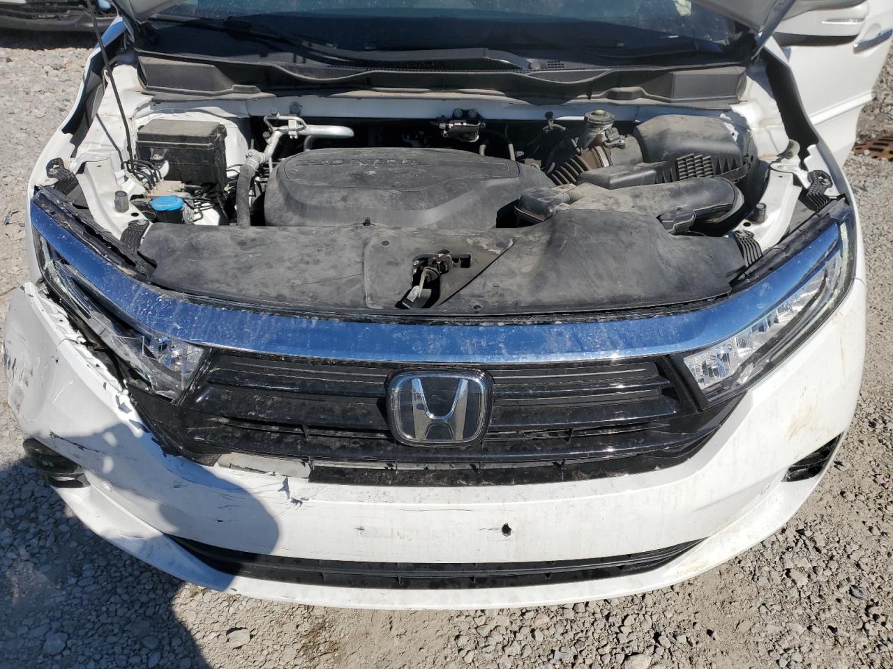 2021 Honda Odyssey VIN 5FNRL6H95MB002421 Copart auction photo, front end / side damage thumbnail 13