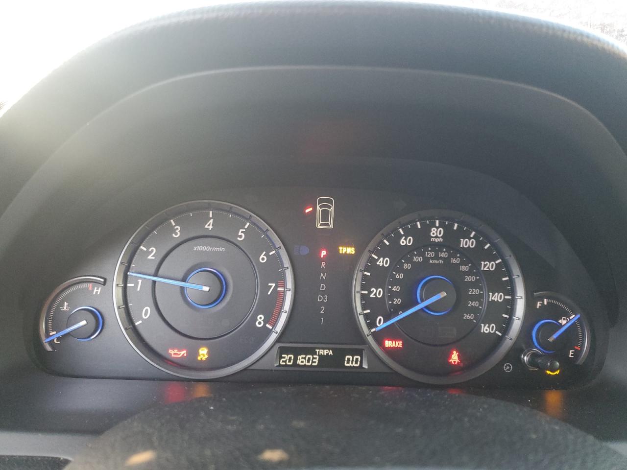 2012 Honda Crosstour VIN 5J6TF2H55CL003576 Copart auction photo, front end / undercarriage damage thumbnail 9