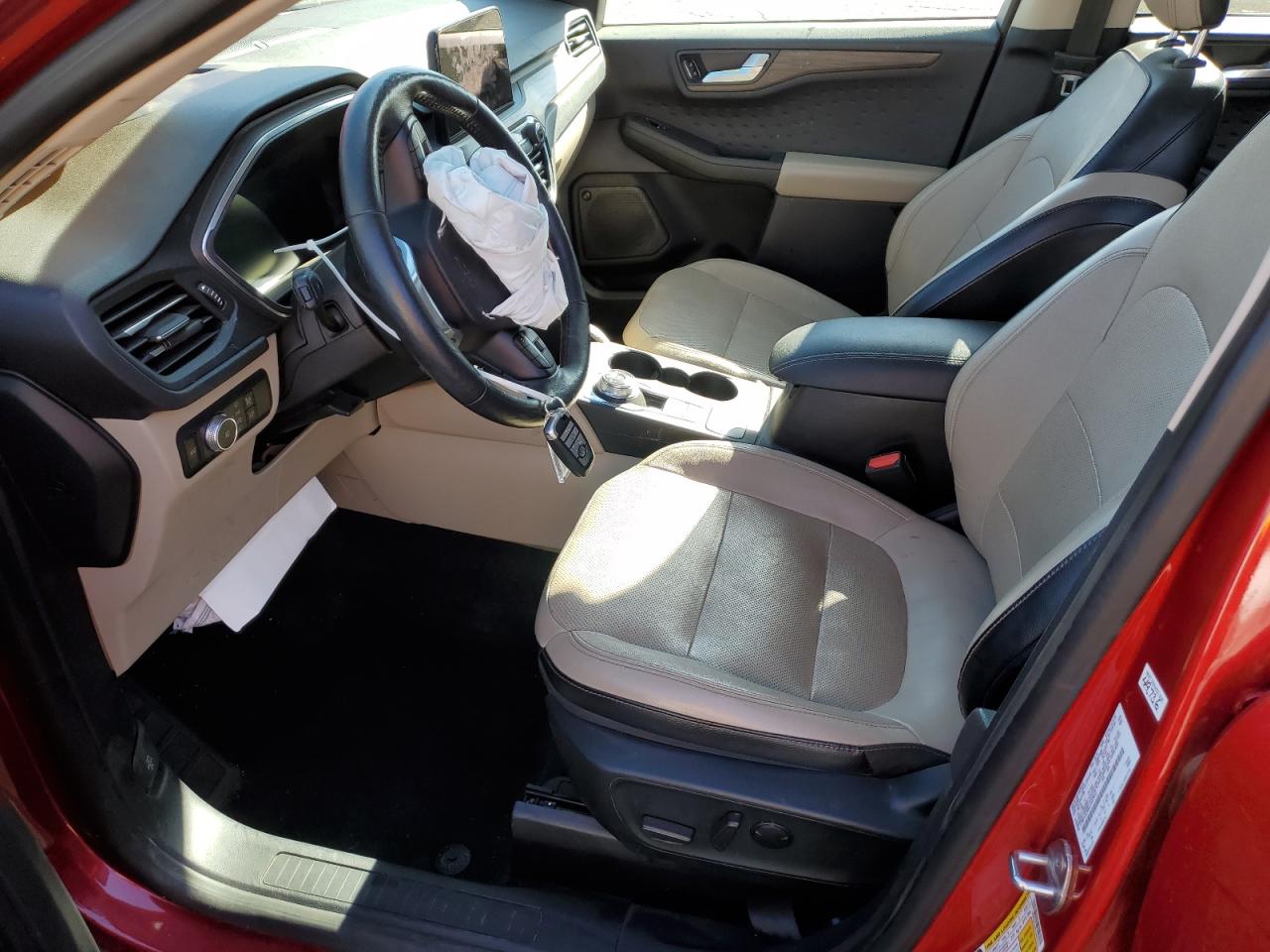 2020 Ford Escape VIN 1FMCU9J99LUA57812 Copart auction photo, front end / undercarriage damage thumbnail 7