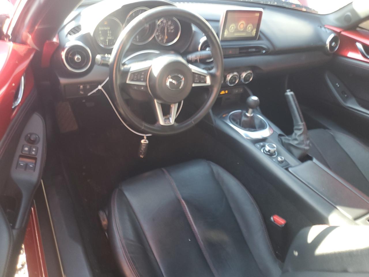 2017 Mazda MX-5 VIN JM1NDAM74H0102937 Copart auction photo, front end / undercarriage damage thumbnail 8