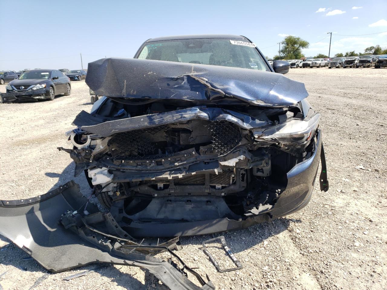 2021 Mazda CX-5 VIN JM3KFBDM2M0311166 Copart auction photo, front end damage thumbnail 5