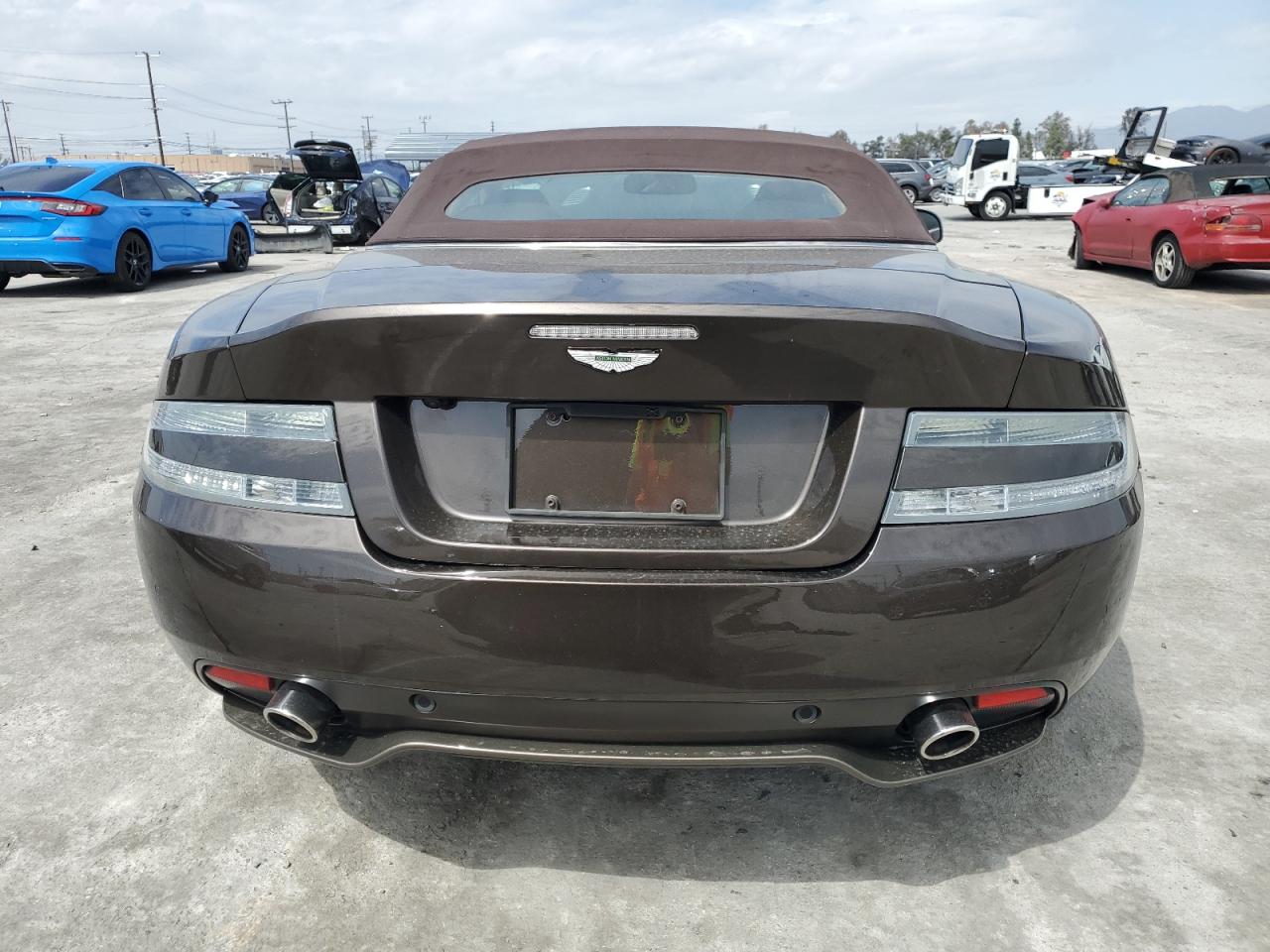 2014 Aston Martin DB9 VIN SCFFDABM1EGB15312 Copart auction photo, front end damage thumbnail 6