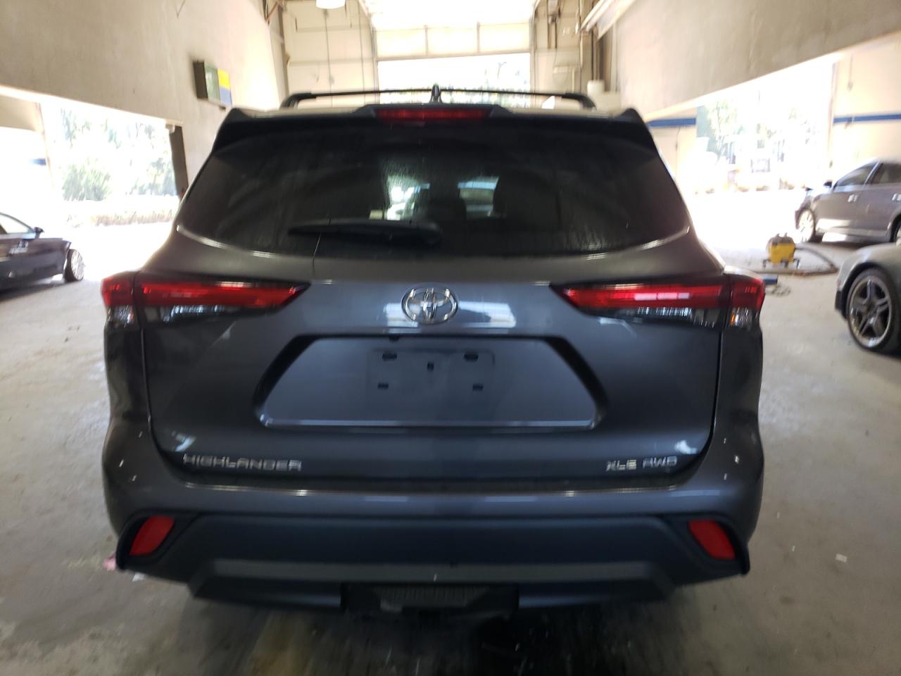 2021 Toyota Highlander VIN 5TDHZRBH0MS533095 Copart auction photo, side / undercarriage damage thumbnail 5
