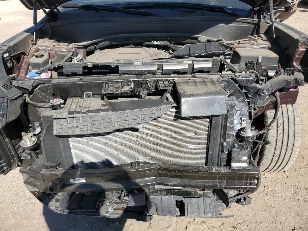 2024 Hyundai Palisade VIN KM8R74GE6RU731321 Copart auction photo, front end / minor dent/scratches damage thumbnail 12