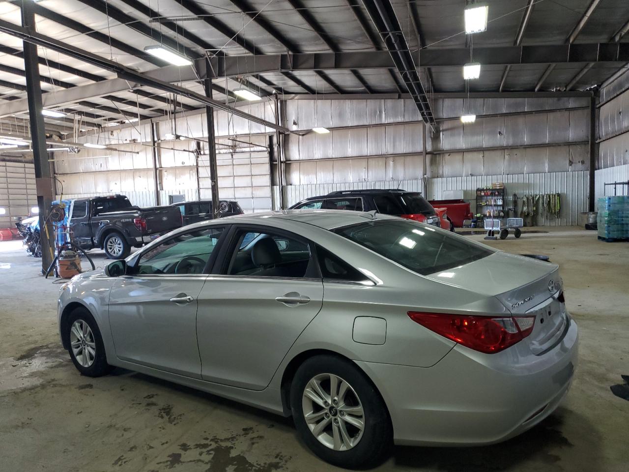 2013 Hyundai Sonata VIN 5NPEB4AC4DH597839 Copart auction photo, side / mechanical damage thumbnail 2