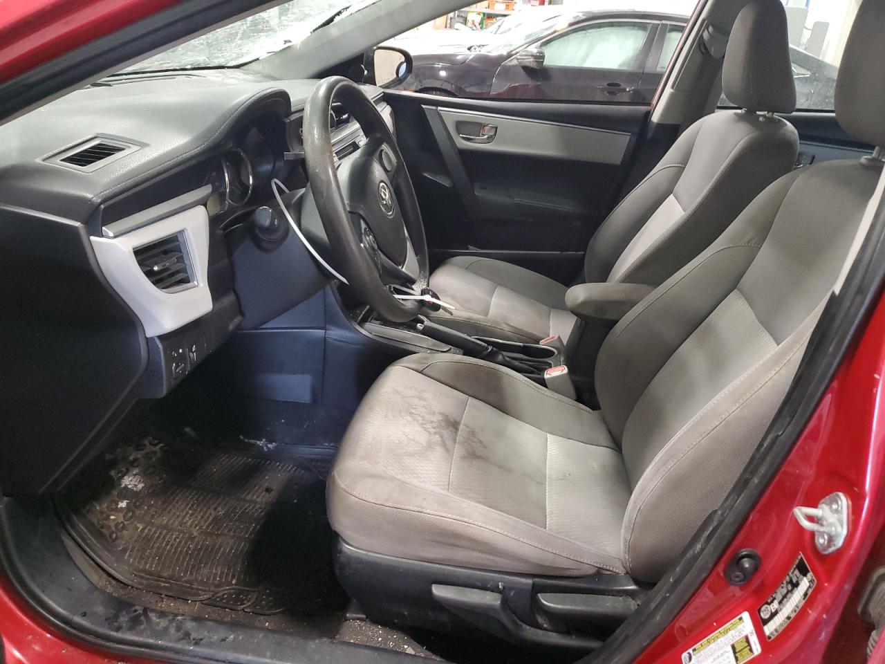 2015 Toyota Corolla VIN 2T1BURHE9FC327898 Copart auction photo, all over / mechanical damage thumbnail 7
