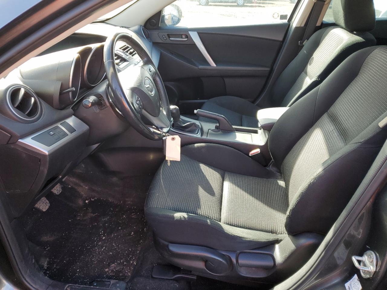 2012 Mazda 3 VIN JM1BL1L71C1667835 Copart auction photo, front end / hail damage thumbnail 7