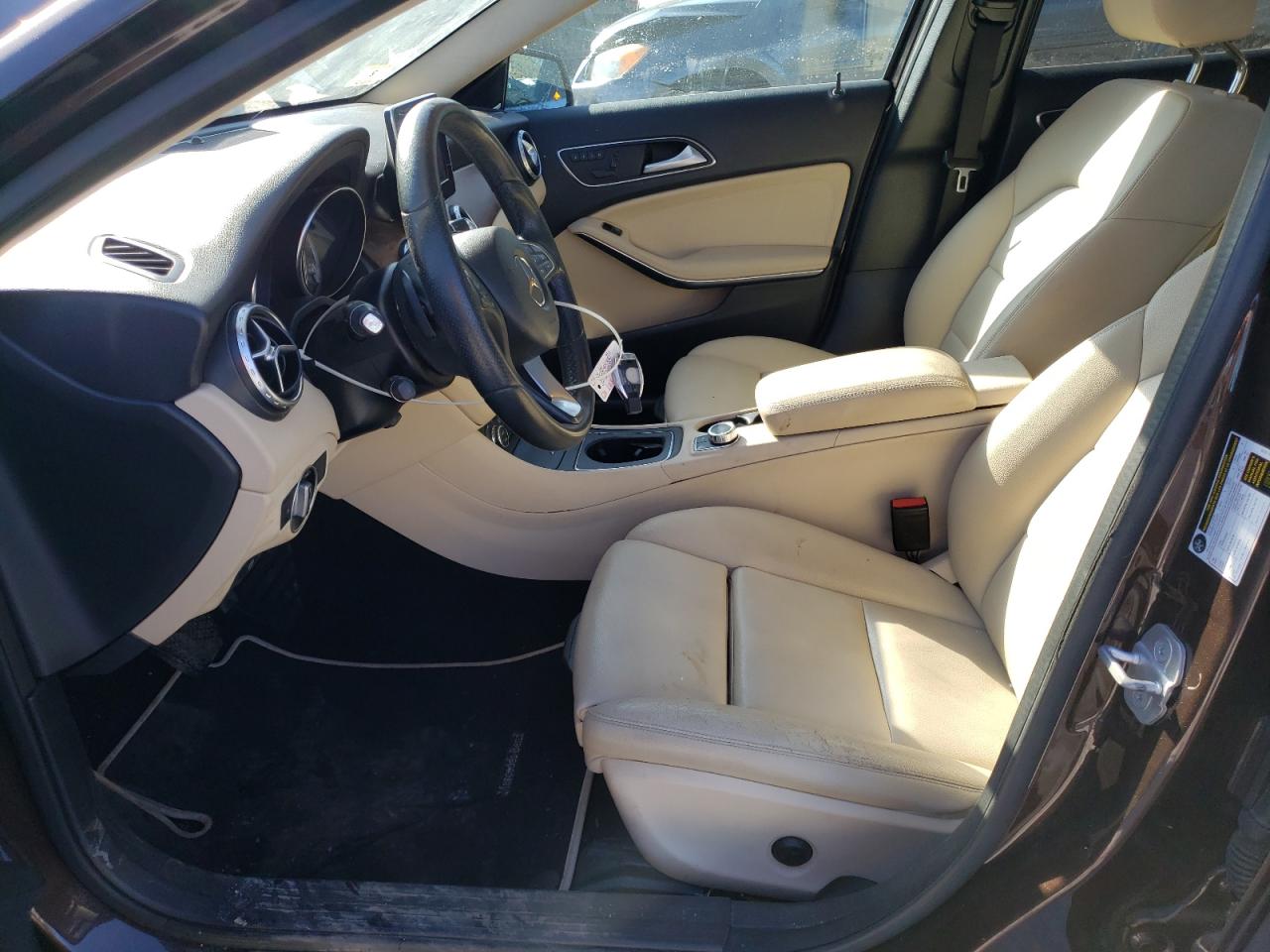 2017 Mercedes-Benz GLA-klasse VIN WDCTG4GB3HJ350505 Copart auction photo, rear end / front end damage thumbnail 7