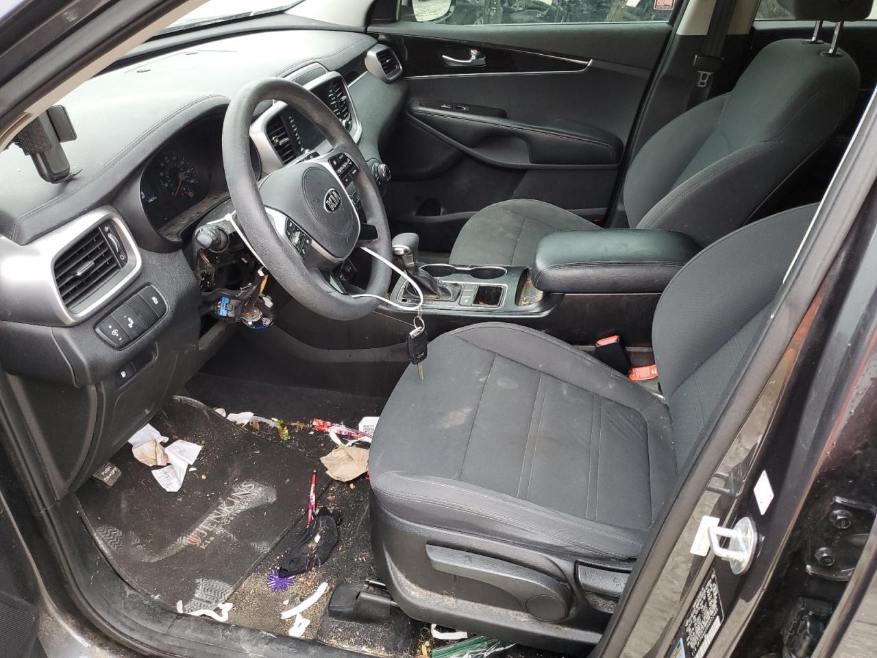 2019 KIA Sorento VIN 5XYPG4A39KG512489 Copart auction photo, front end damage thumbnail 7