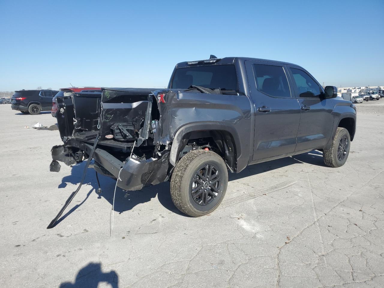 2024 Toyota Tundra VIN 5TFLA5DB6RX189101 Copart auction photo, rear end damage thumbnail 3