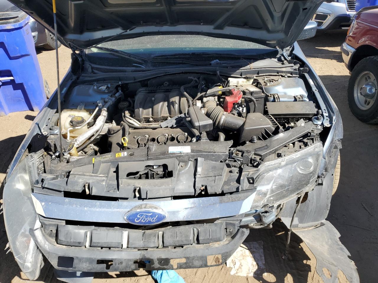 2012 Ford Fusion VIN 3FAHP0HG2CR341894 Copart auction photo, front end damage thumbnail 13