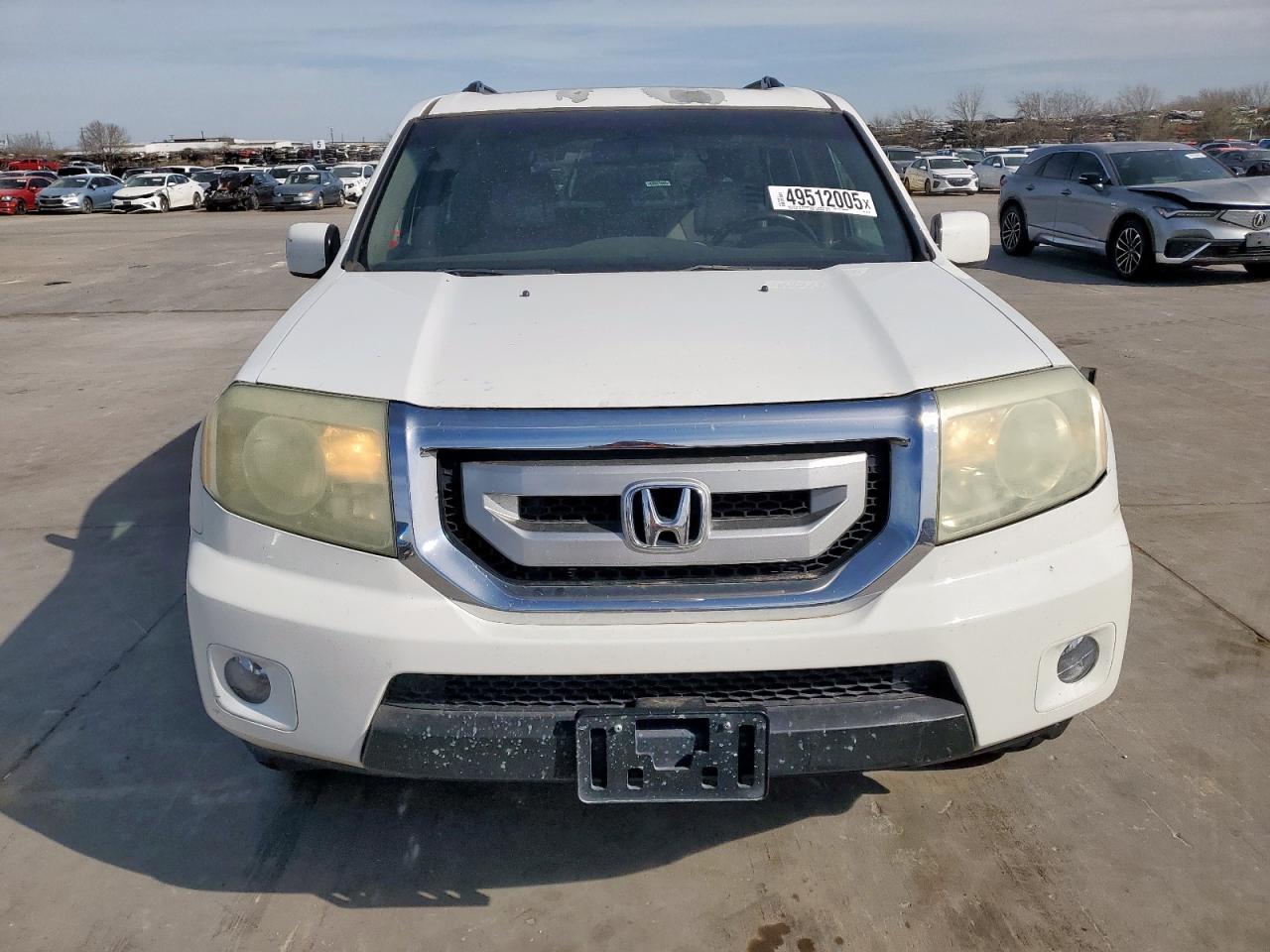 2010 Honda Pilot VIN 5FNYF3H51AB018559 Copart auction photo, side / front end damage thumbnail 5