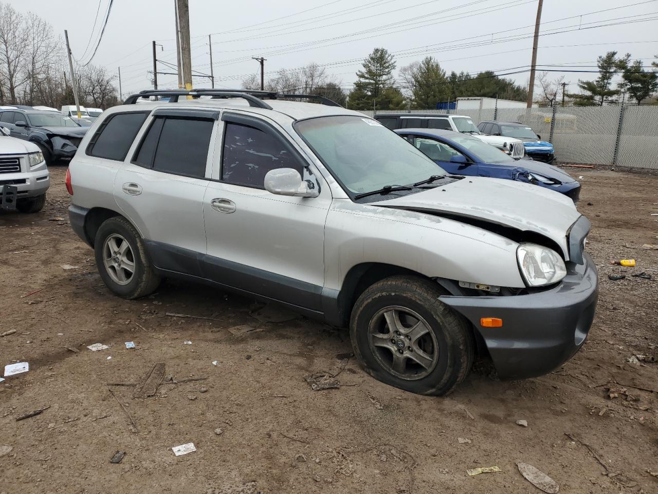 2004 Hyundai Santa Fe VIN KM8SC73D94U617141 Copart auction photo, front end damage thumbnail 4