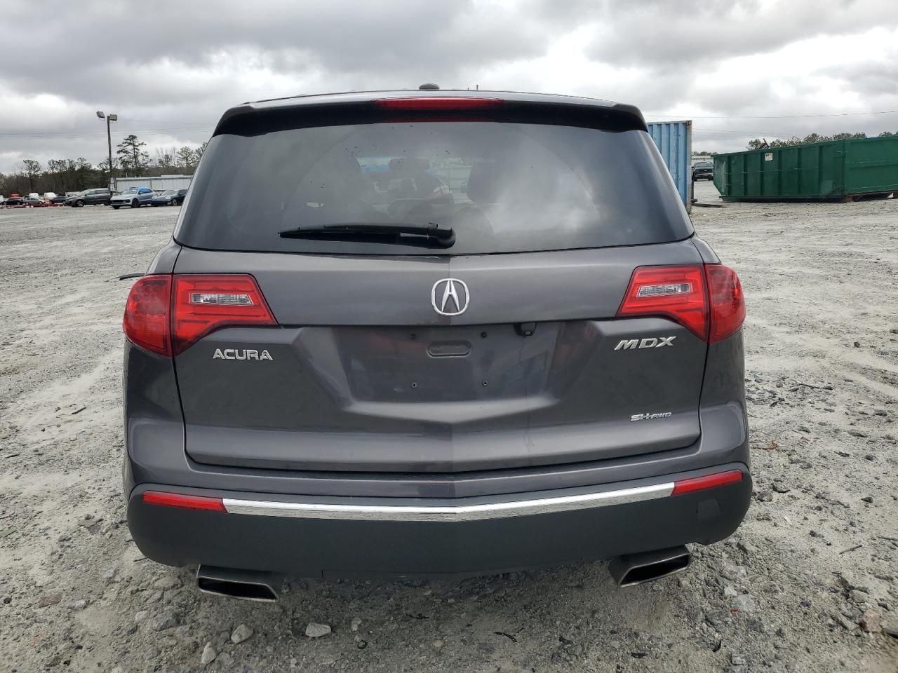 2011 Acura MDX VIN 2HNYD2H47BH529352 Copart auction photo, minor dent/scratches / undercarriage damage thumbnail 6