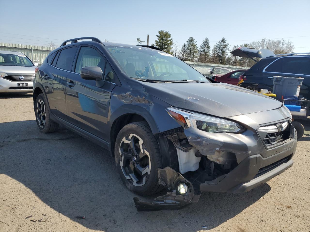 2021 Subaru XV VIN JF2GTHNC4M8285303 Copart auction photo, front end damage thumbnail 4