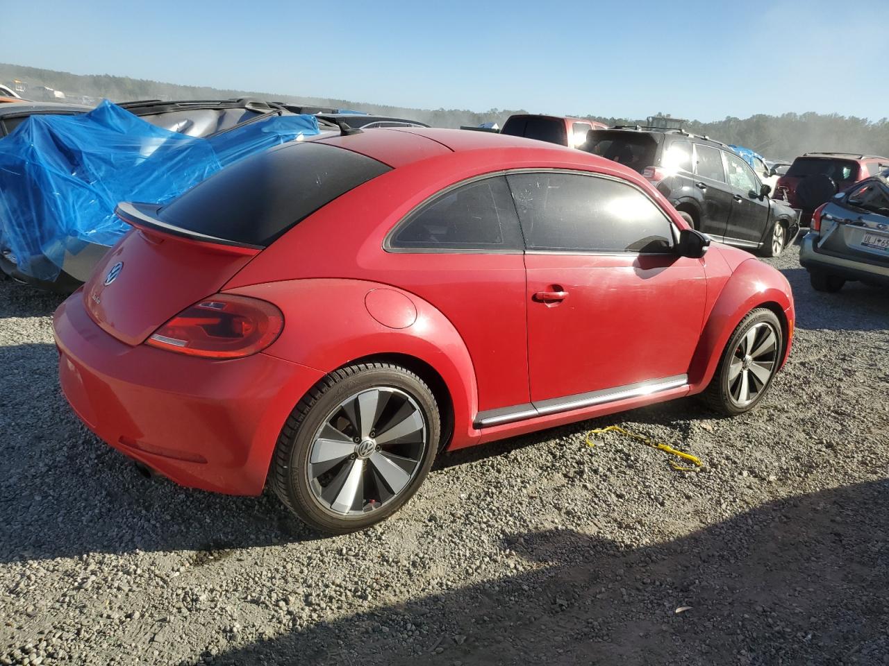 2012 Volkswagen Beetle VIN 3VWVA7AT5CM609295 Copart auction photo, water/flood damage thumbnail 3