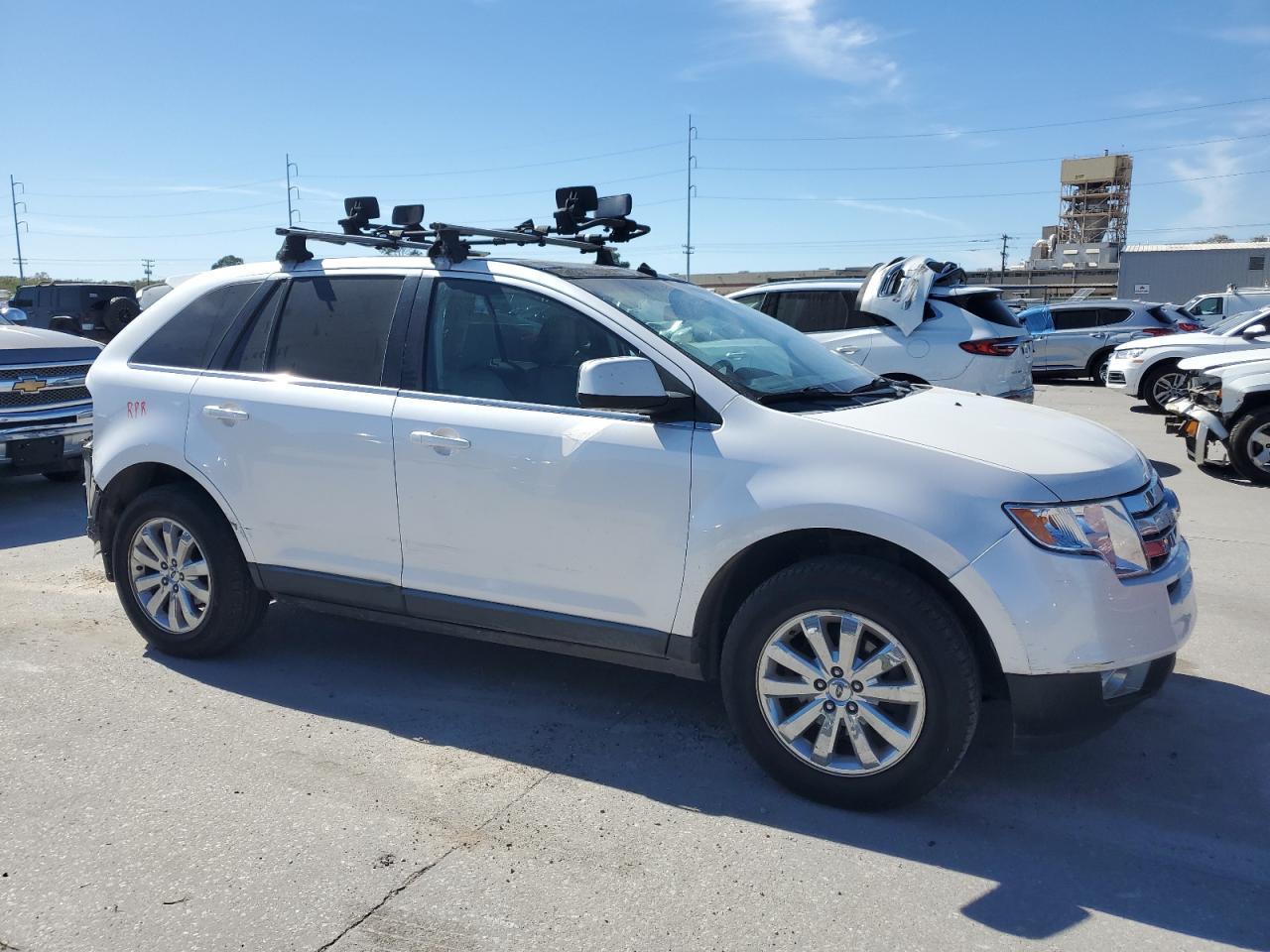 2010 Ford Edge VIN 2FMDK3KC9ABA89437 Copart auction photo, rear end / side damage thumbnail 4