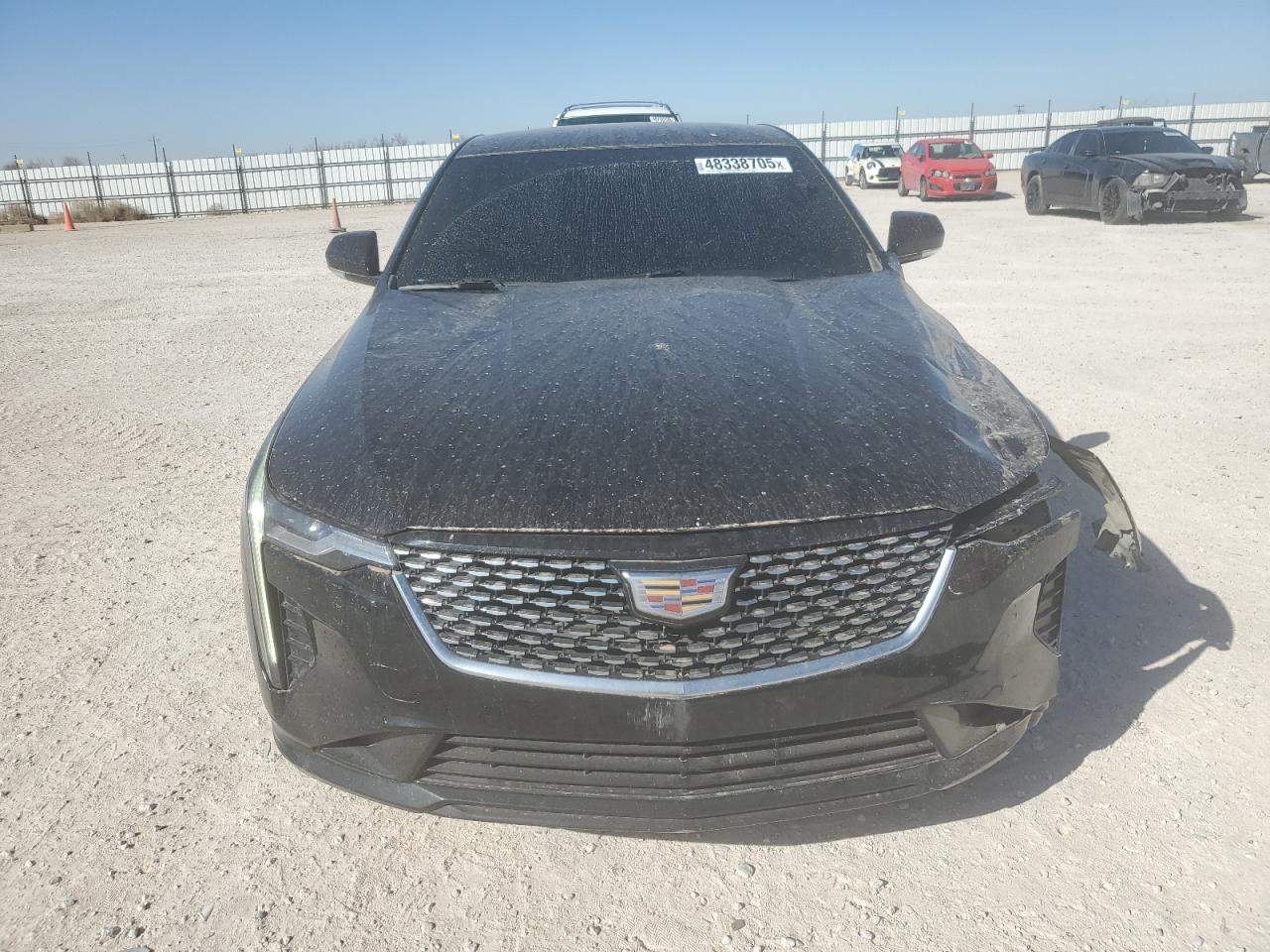 2021 Cadillac CT4 VIN 1G6DA5RKXM0109008 Copart auction photo, front end / minor dent/scratches damage thumbnail 5