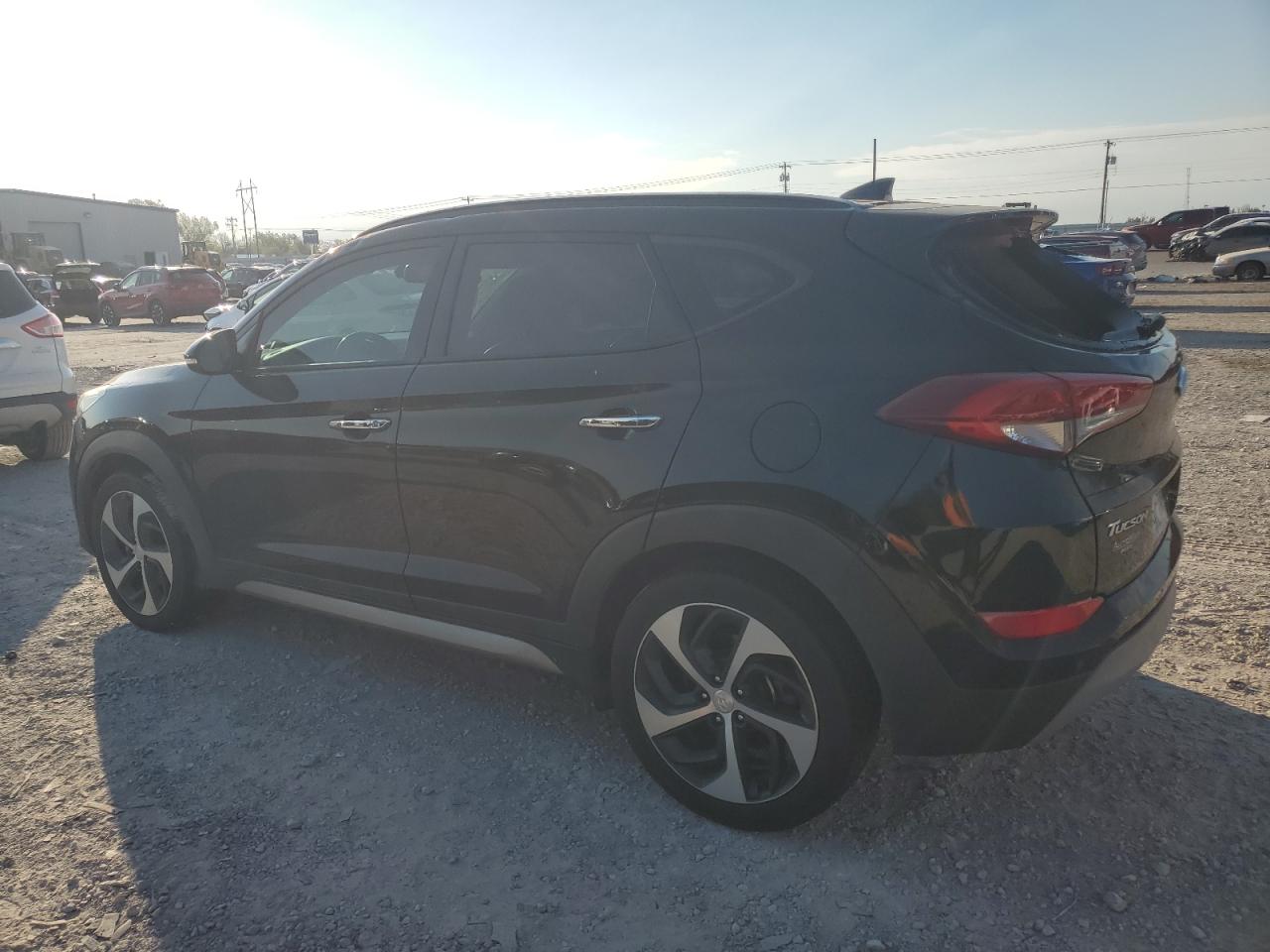 2017 Hyundai Tucson VIN KM8J3CA27HU336256 Copart auction photo, hail / minor dent/scratches damage thumbnail 2