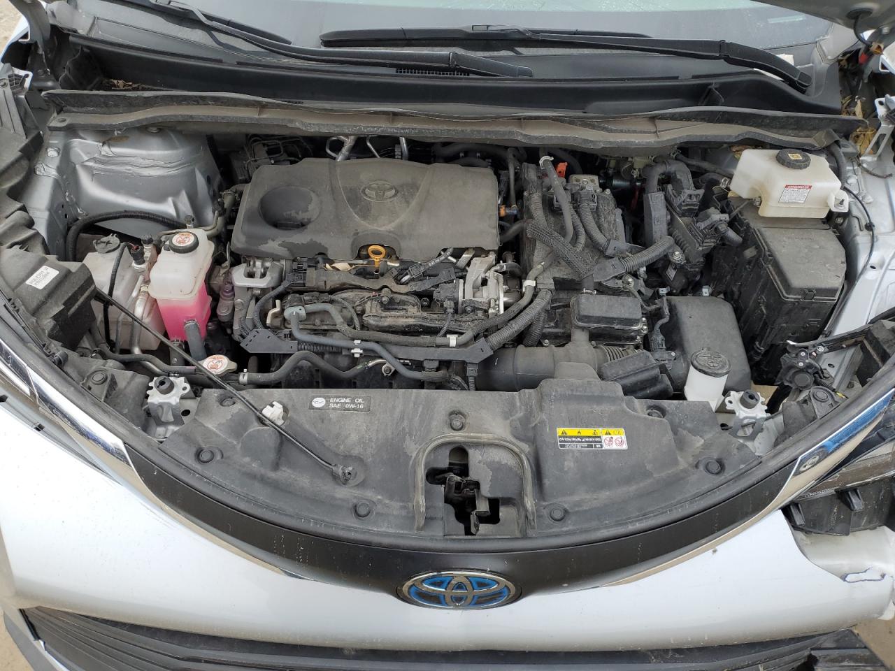 2021 Toyota Sienna VIN 5TDJRKEC8MS011727 Copart auction photo, side / front end damage thumbnail 12
