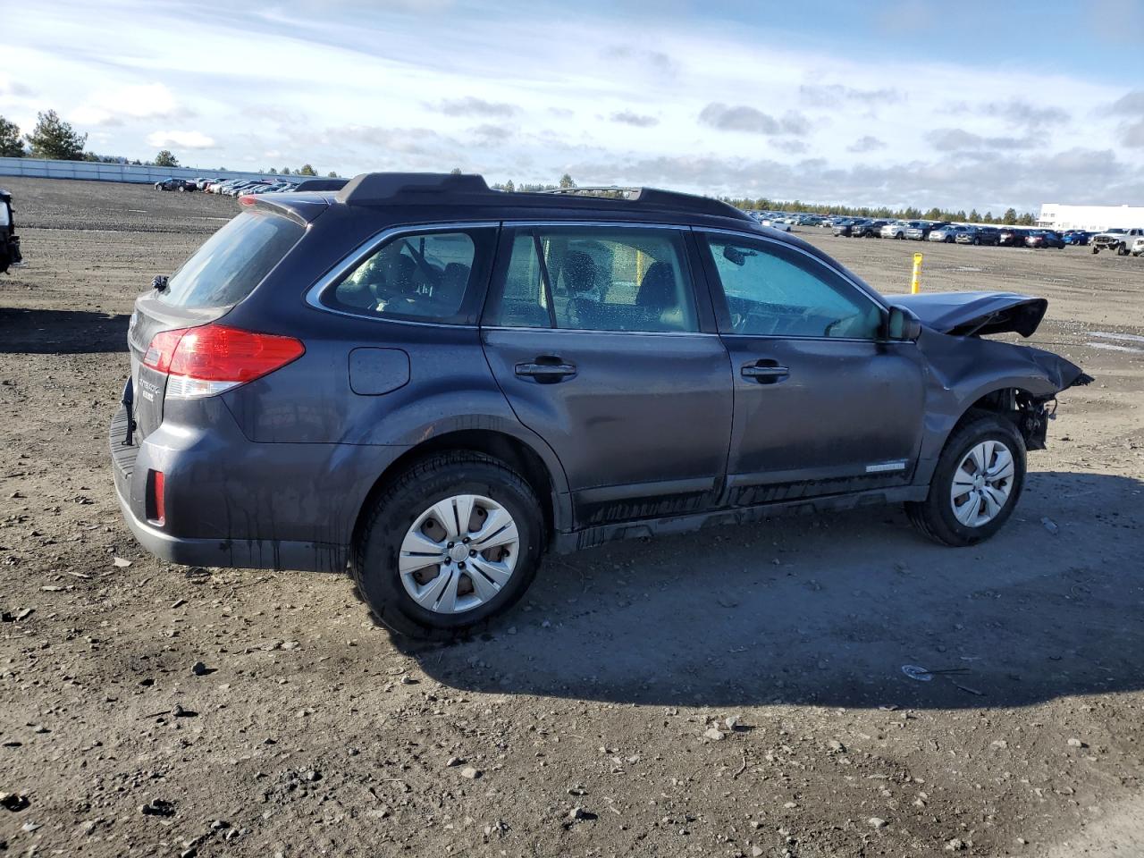 2011 Subaru Outback VIN 4S4BRBAC0B1313691 Copart auction photo, front end / side damage thumbnail 3