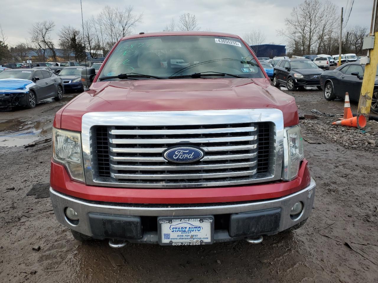 2010 Ford F-150 VIN 1FTFX1EV6AFD30918 Copart auction photo, front end / side damage thumbnail 5