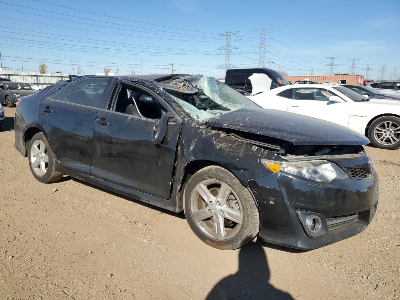 2012 Toyota Camry VIN 4T1BF1FK6CU602786 Copart auction photo, rollover damage thumbnail 4
