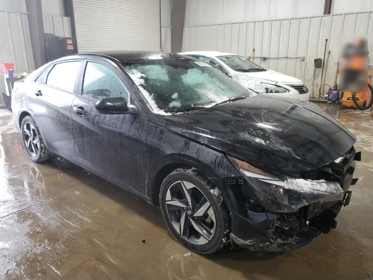 2023 Hyundai Elantra VIN KMHLS4AG9PU572886 Copart auction photo, front end damage thumbnail 4