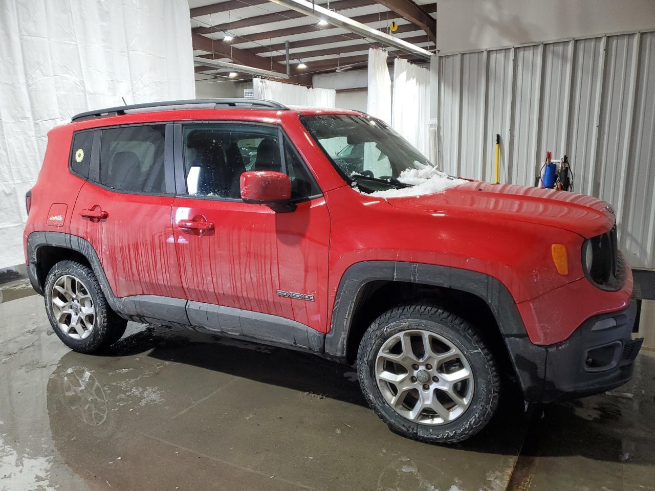 2016 Jeep Renegade VIN ZACCJBBT7GPC57884 Copart auction photo, front end / side damage thumbnail 4