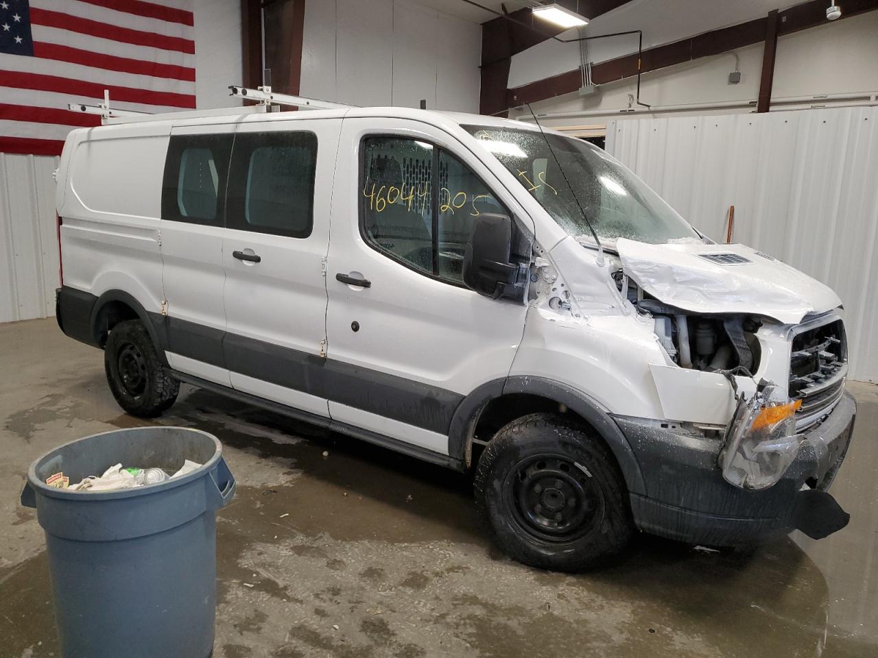 2015 Ford Transit VIN 1FTNR1ZM4FKB20551 Copart auction photo, front end damage thumbnail 4