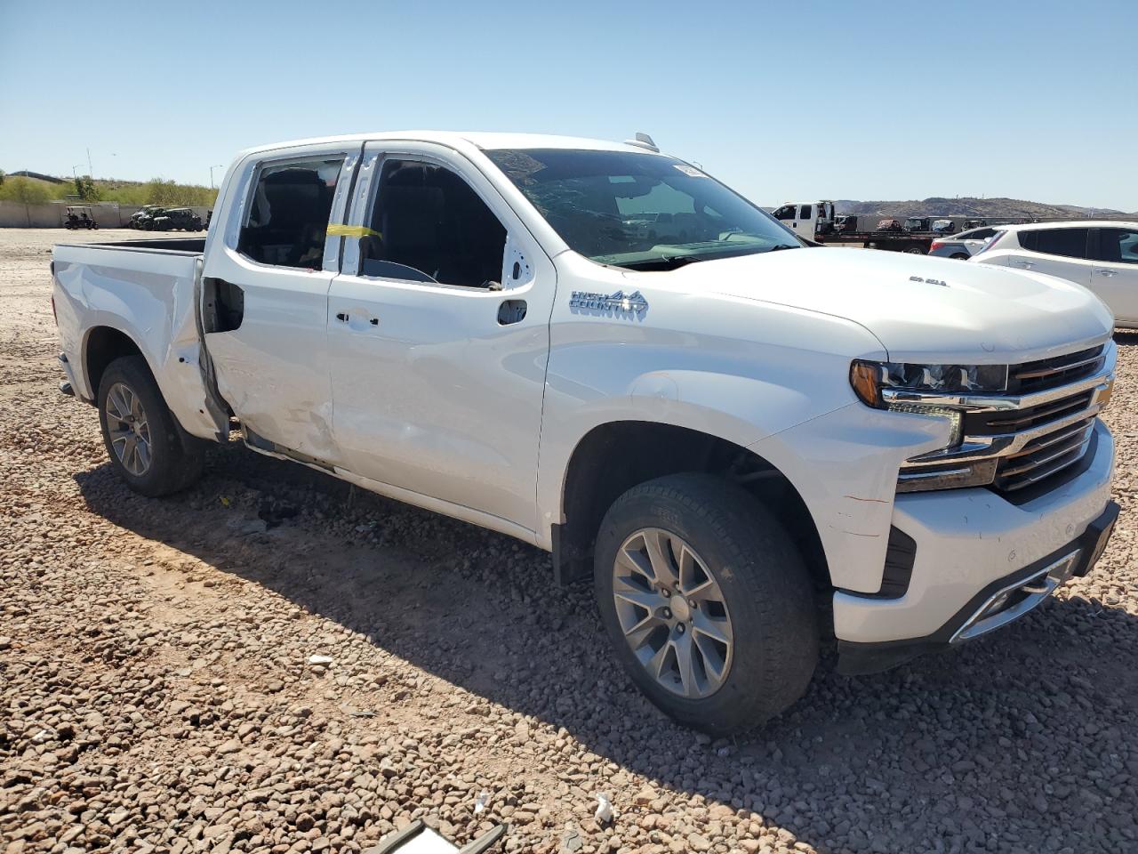 2022 Chevrolet Silverado VIN 1GCUYHEL3NZ116548 Copart auction photo, side damage thumbnail 4