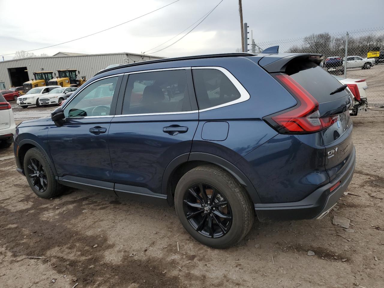 2024 Honda CR-V VIN 2HKRS6H89RH807681 Copart auction photo, side / front end damage thumbnail 2