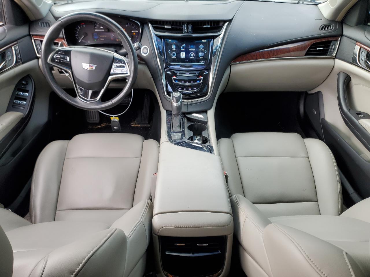 2016 Cadillac CTS VIN 1G6AP5SX2G0197905 Copart auction photo, front end / side damage thumbnail 8