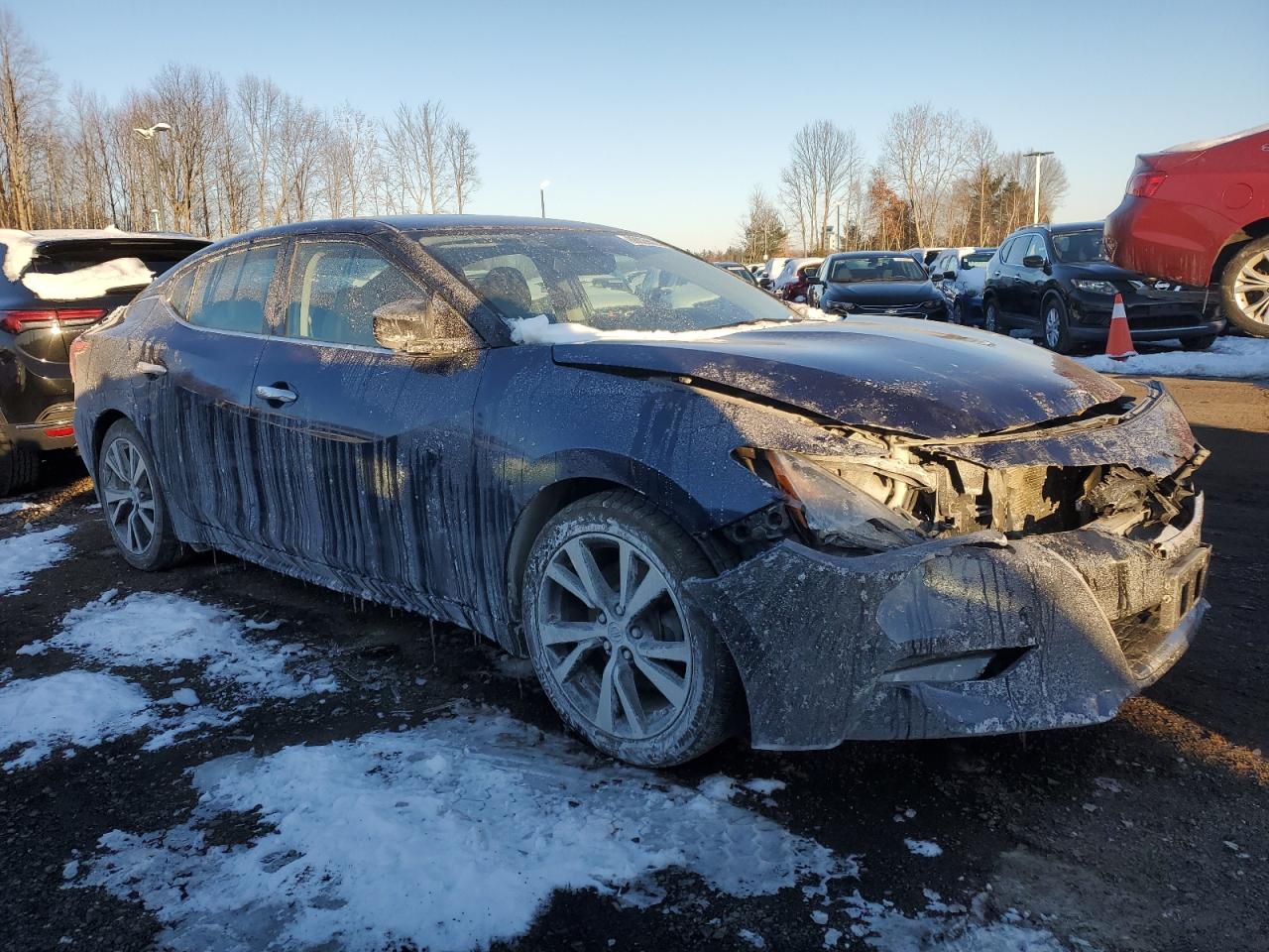 2016 Nissan Maxima VIN 1N4AA6AP3GC422083 Copart auction photo, front end / rear end damage thumbnail 4