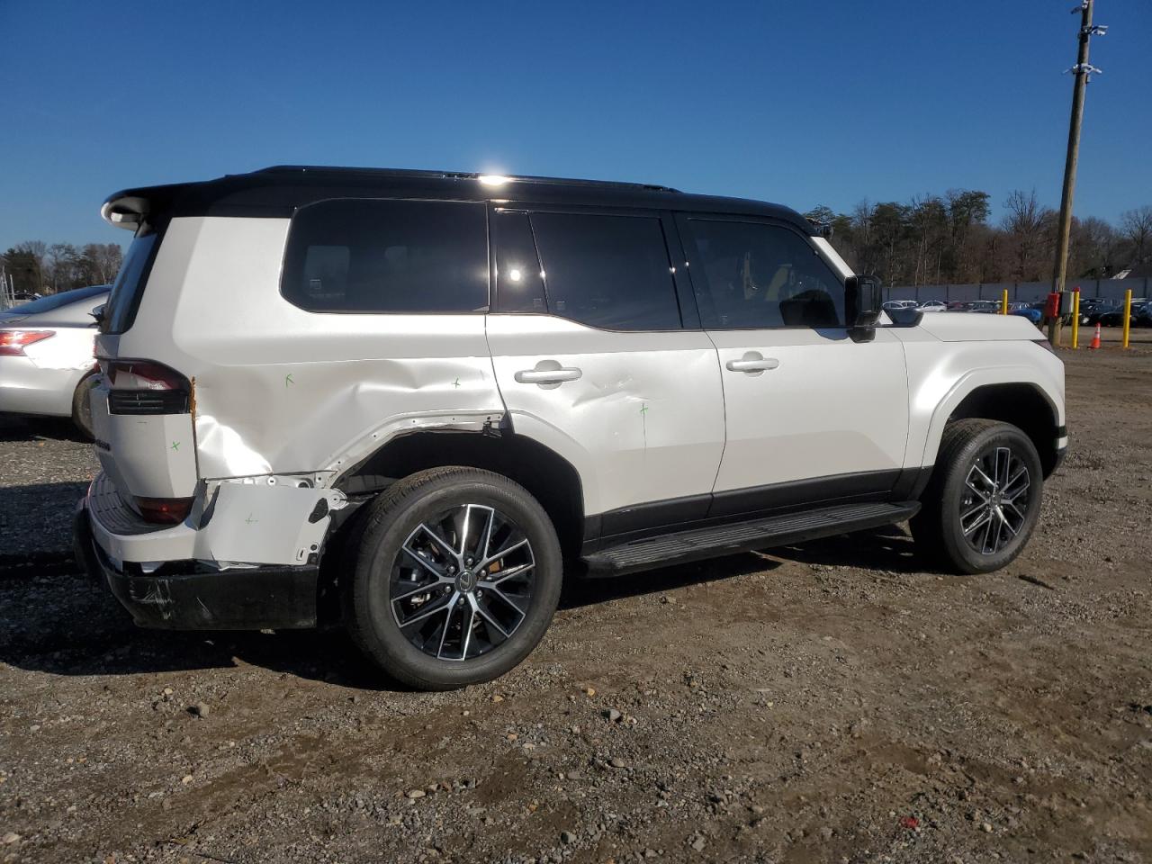 2024 Lexus GX VIN JTJTBCDX6R5016457 Copart auction photo, all over / undercarriage damage thumbnail 3