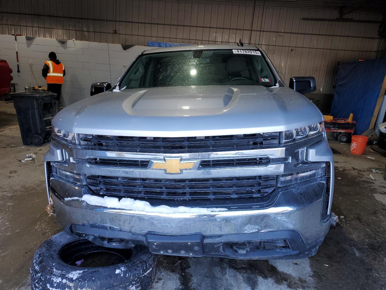 2019 Chevrolet Silverado VIN 1GCRYDED2KZ253113 Copart auction photo, side / rear end damage thumbnail 5