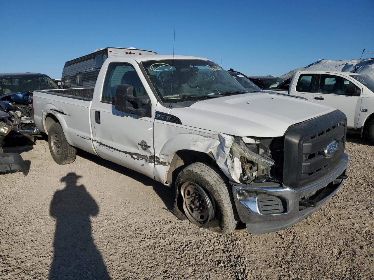 2011 Ford F250 VIN 1FTBF2AT9BEA95028 Copart auction photo, front end damage thumbnail 4