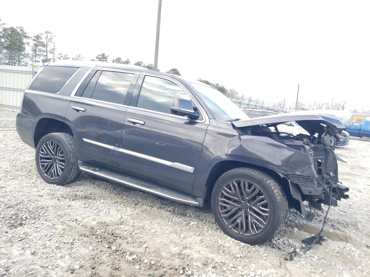 2018 Cadillac Escalade VIN 1GYS4BKJ5JR372763 Copart auction photo, front end / minor dent/scratches damage thumbnail 4