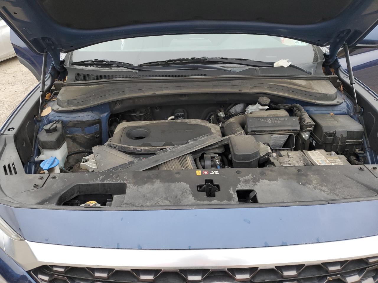 2019 Hyundai Santa Fe VIN 5NMS33AD8KH021409 Copart auction photo, rear end / side damage thumbnail 12