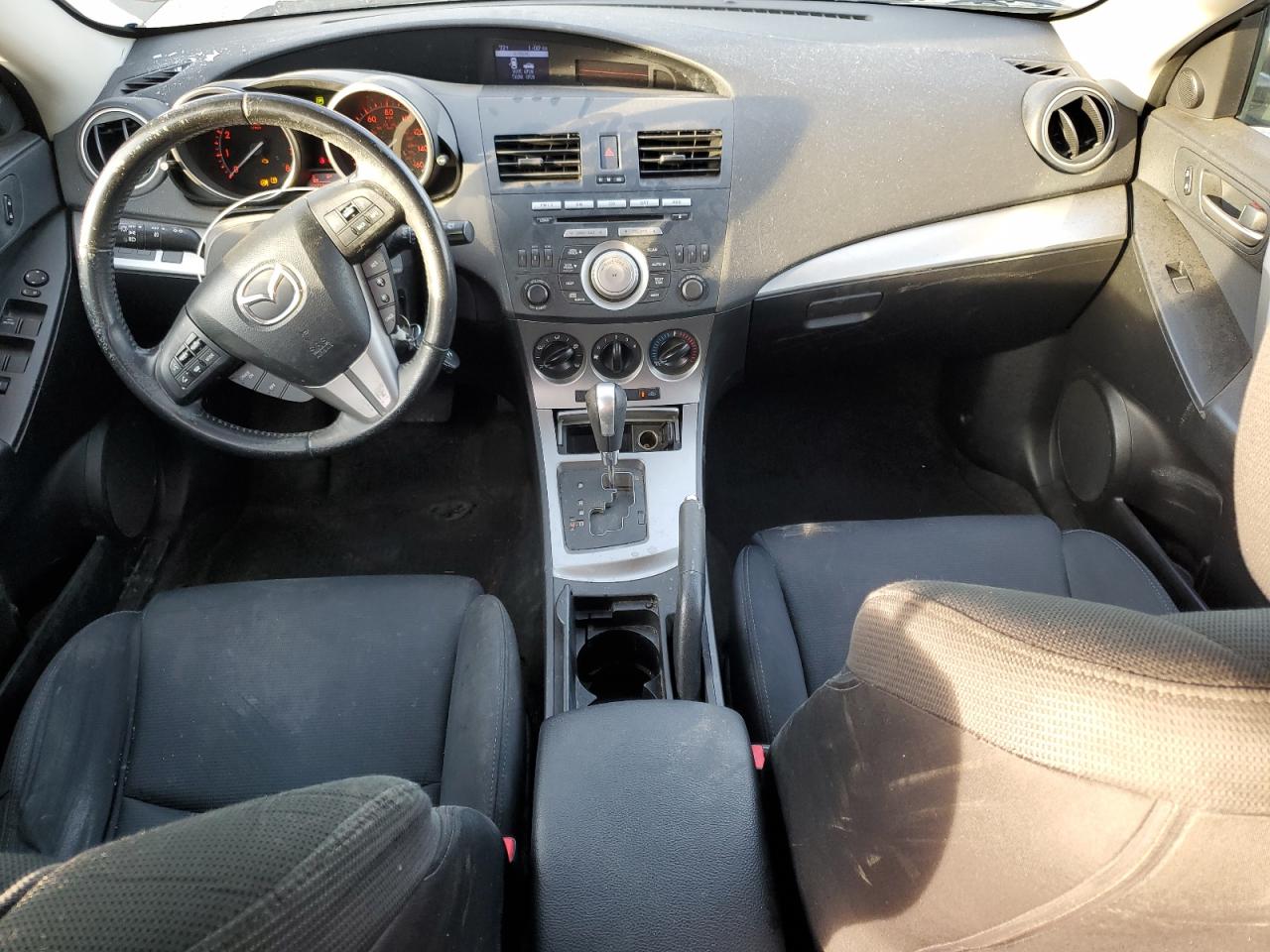 2010 Mazda 3 VIN JM1BL1H66A1214243 Copart auction photo, side / rear end damage thumbnail 8