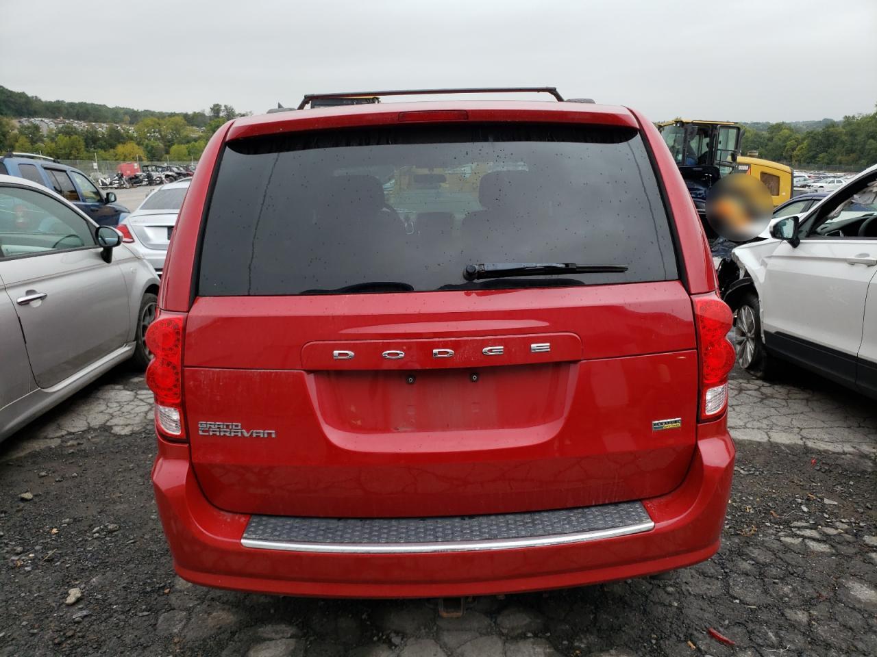 2012 Dodge Caravan VIN 2C4RDGCG2CR395984 Copart auction photo, front end damage thumbnail 6
