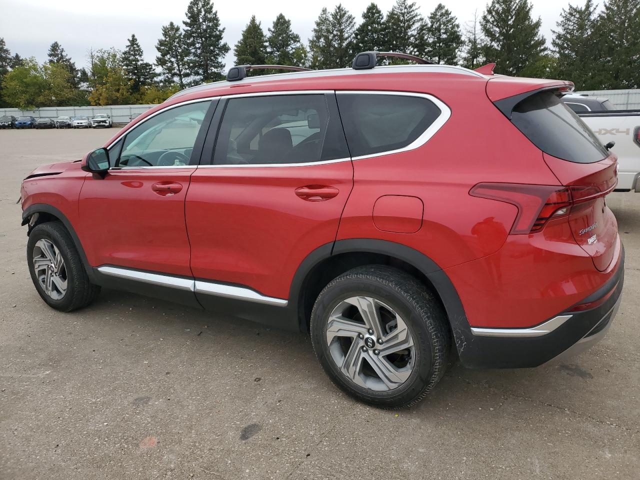 2021 Hyundai Santa Fe VIN 5NMS2DAJXMH371397 Copart auction photo, front end / minor dent/scratches damage thumbnail 2