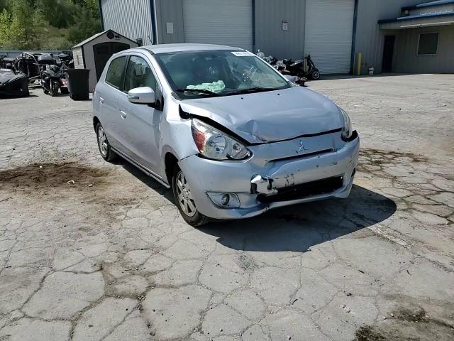 2015 Mitsubishi Mirage VIN ML32A4HJXFH057555 Copart auction photo, front end / side damage thumbnail 11
